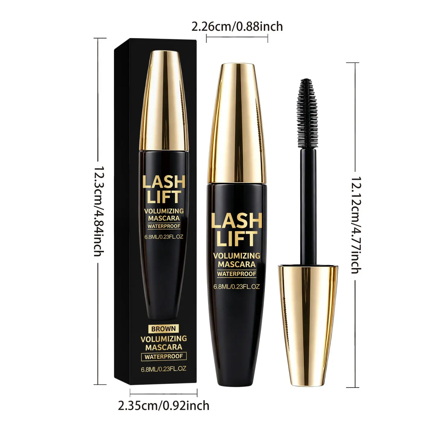 Brown Volumizing Mascara detail 2