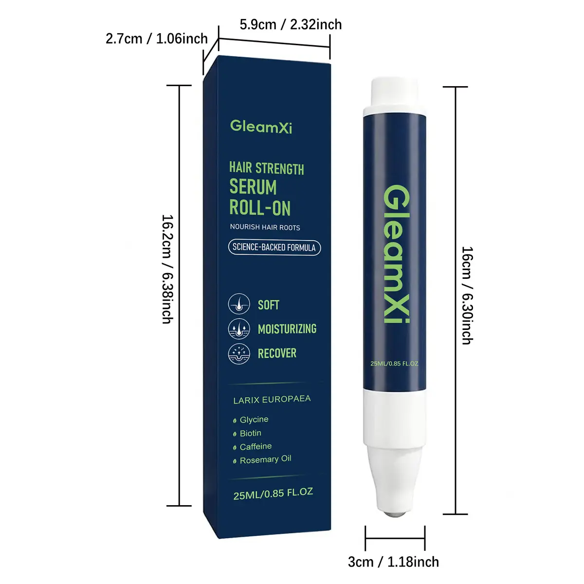 GleamXi Rosemary Scalp Roll-On detail 2