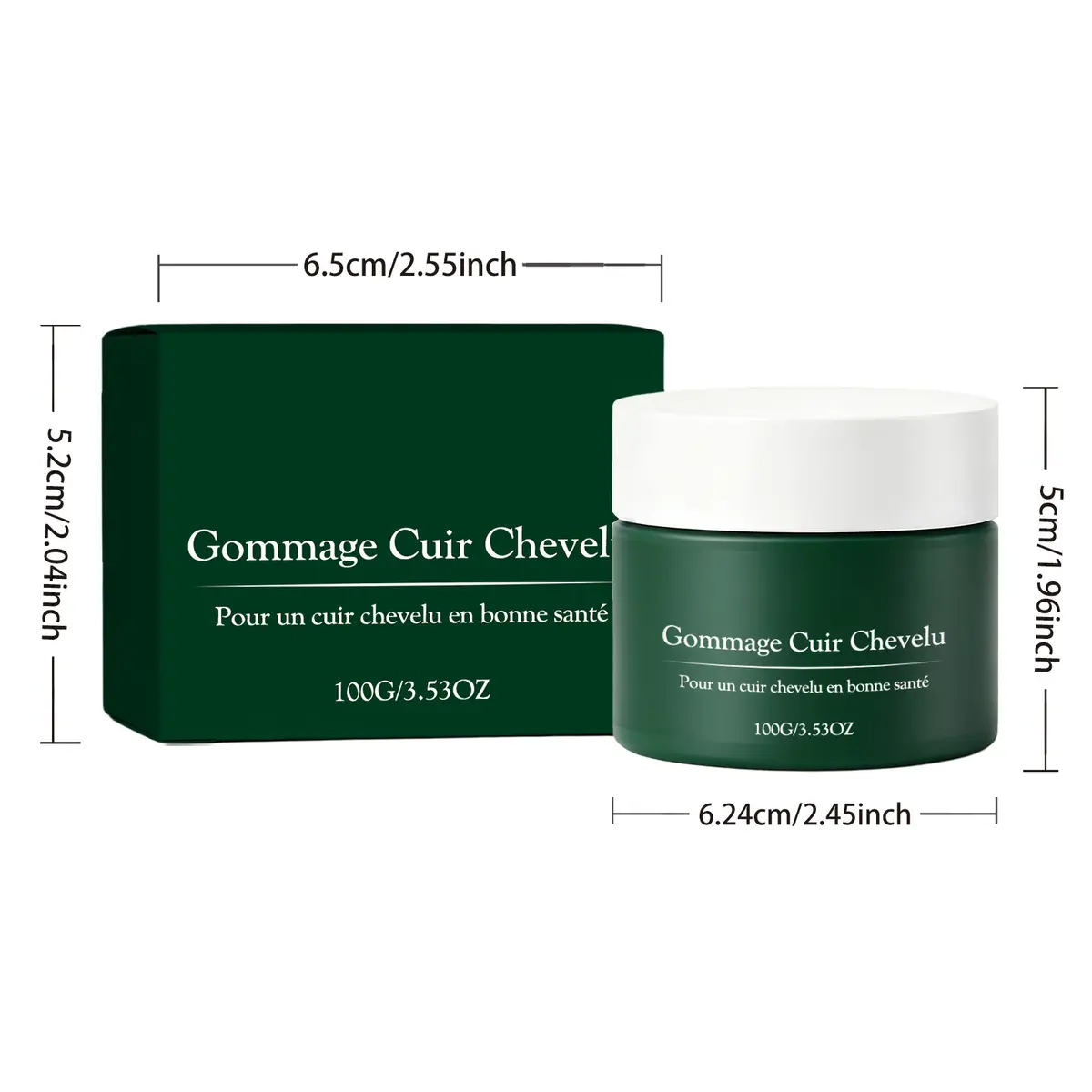 Refreshing Green Scalp Scrub detail 2