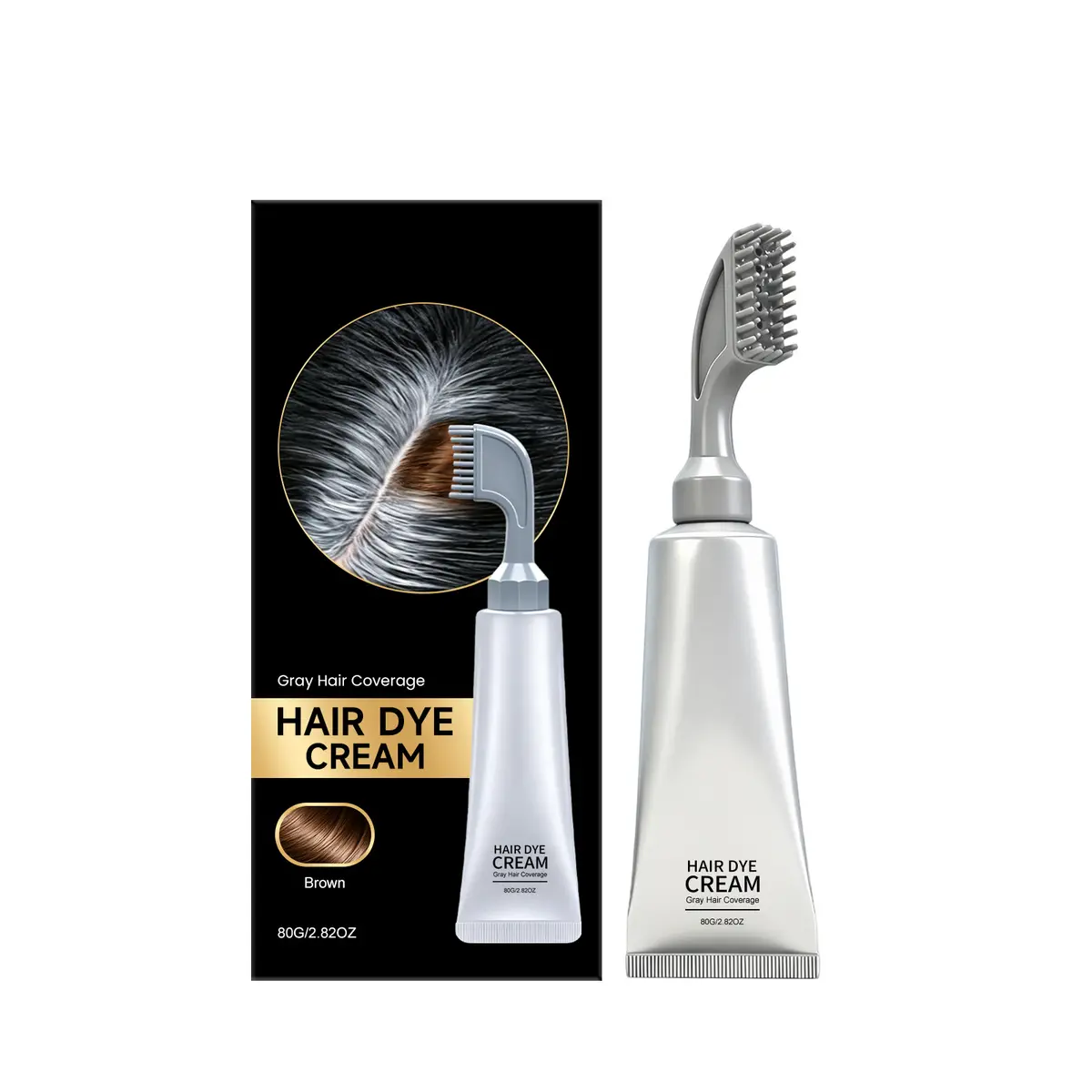 Brown Hair Color Comb