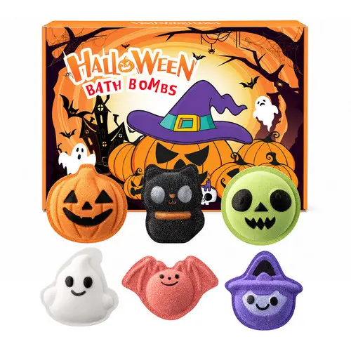 Halloween Toy Bath Bomb Gift Set – 6 Pieces