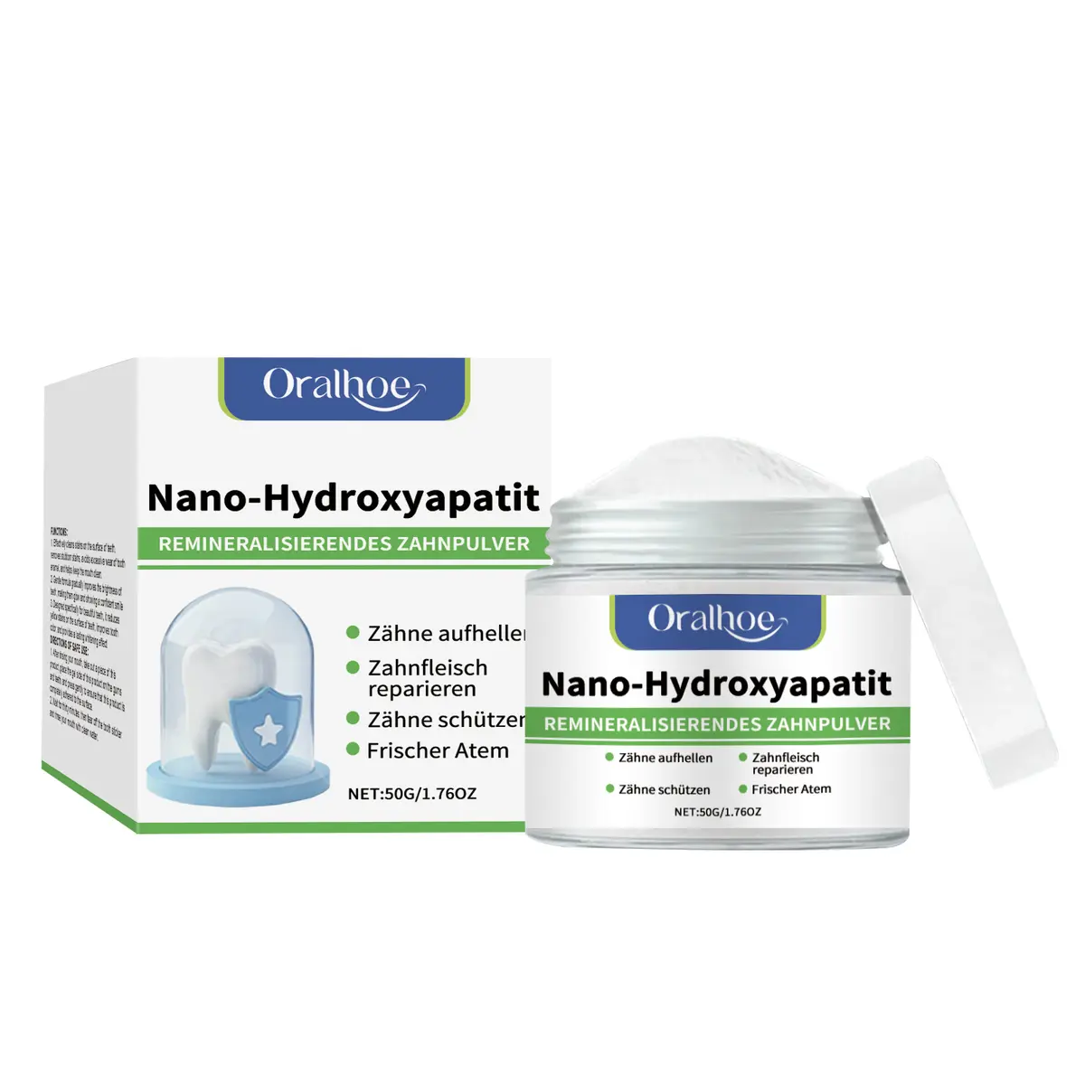 Nano-Hydroxyapatite Tooth Powder